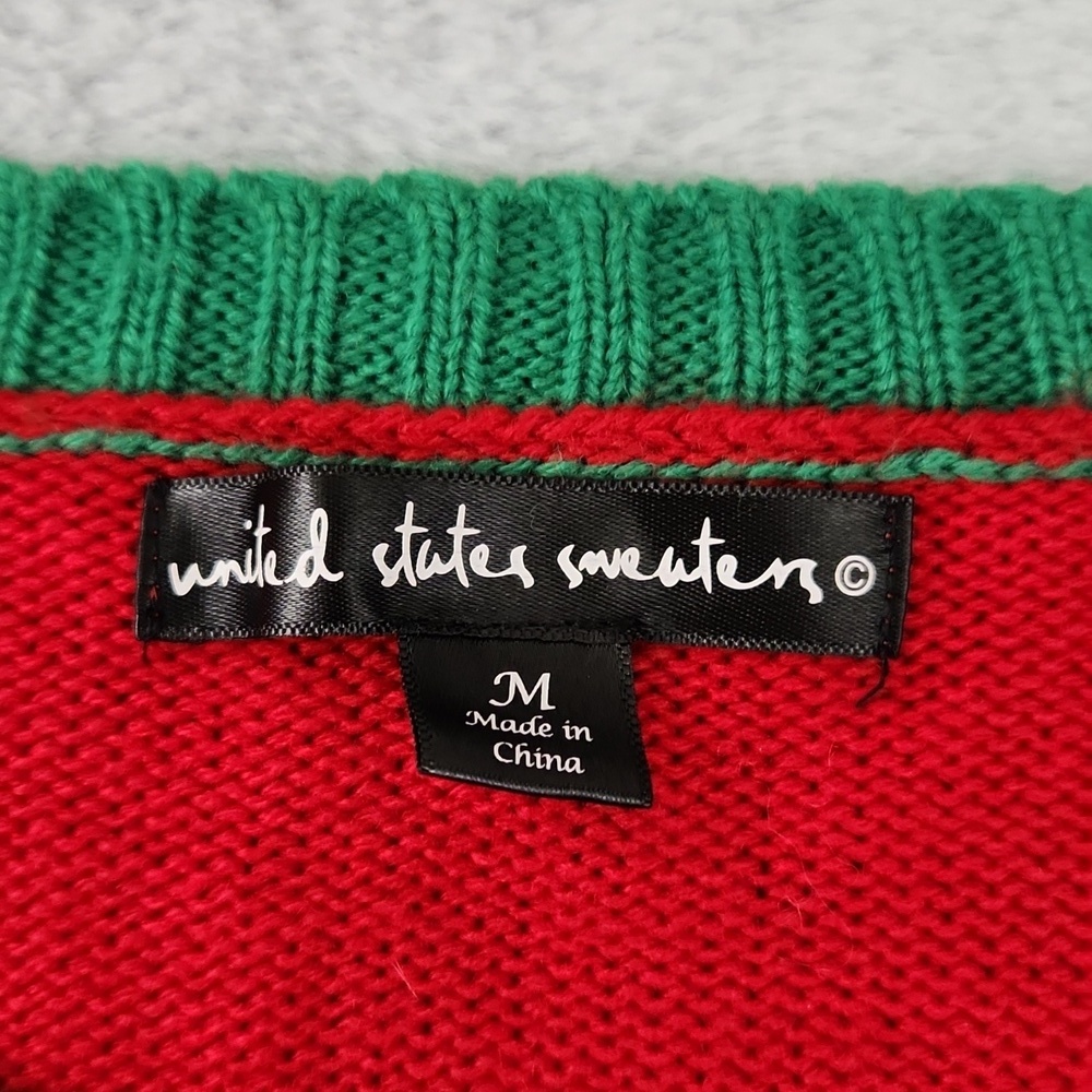 Llama Christmas sweater size M - Picture 4 of 8
